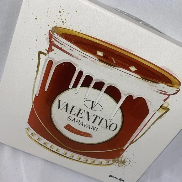 VALENTINOオリバーガル OLIVER GAL 正規品 Oliver Gal Roma Red Paint Valentino Luxury Canvas Fashion Wall Pop